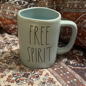 Rae Dunn Free Spirit Artisan Collection Mug in Soft Blue